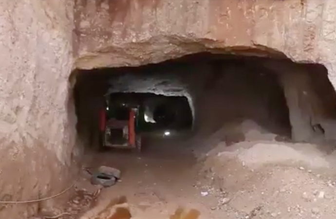 Afrin’de 25 kilometrelik tüneller ortaya çıktı