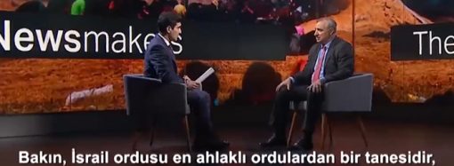 İsrail büyükelçisine TRT yayınında zor soru