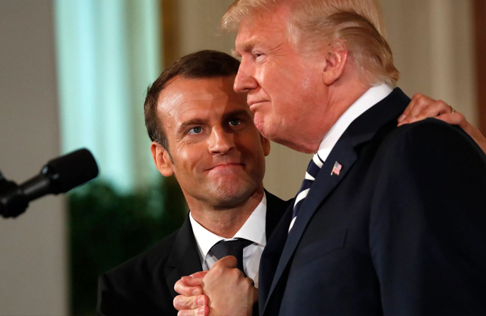 Fransa ve Amerika’nın samimiyet gösterisi