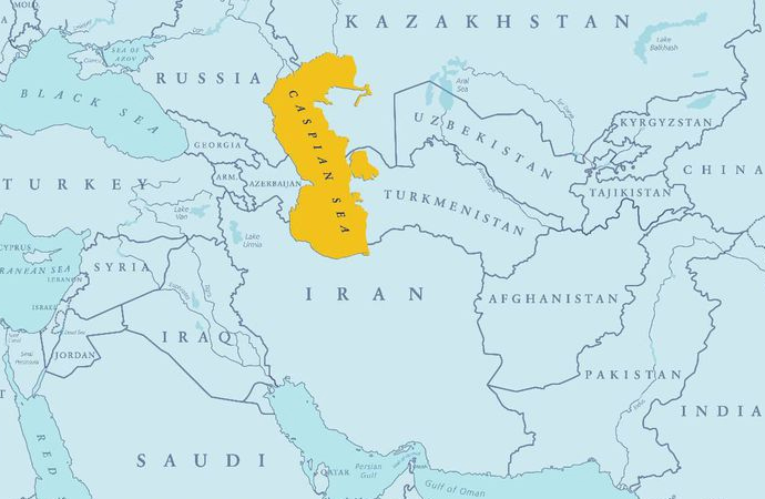 Hazar denizinin statüsü ve Türkmen gazının rotası