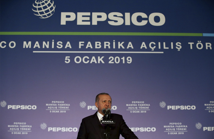 Pepsi fabrikası açılışını Erdoğan yaptı