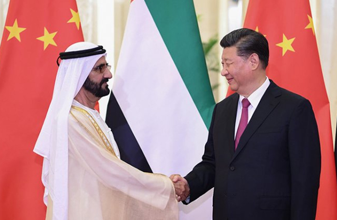 Çin Cumhurbaşkanı, BAE Başbakanı ile görüştü