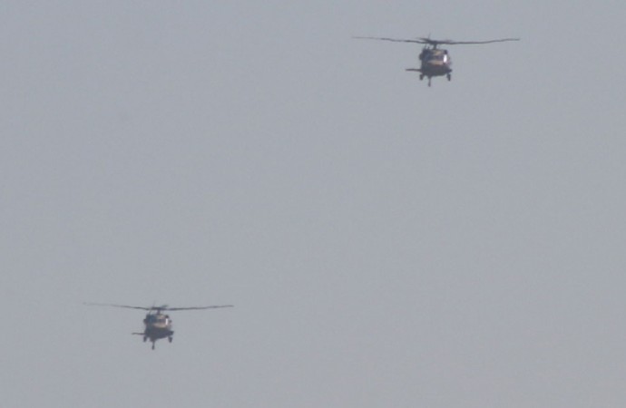 Fırat’ın doğusunda ABD ile 3. helikopter uçuşu