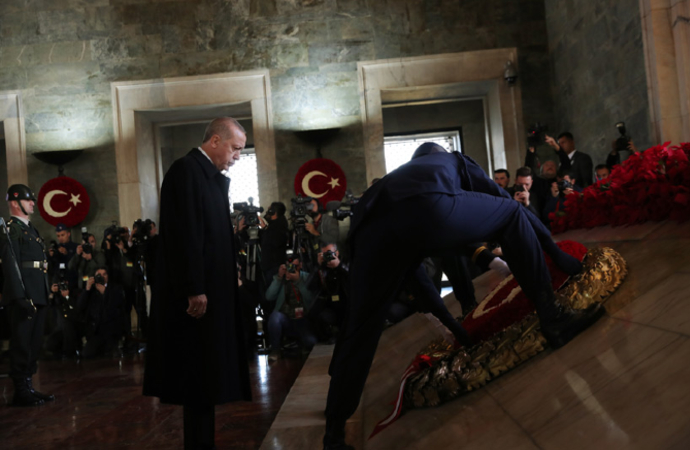 Erdoğan Anıtkabir’de