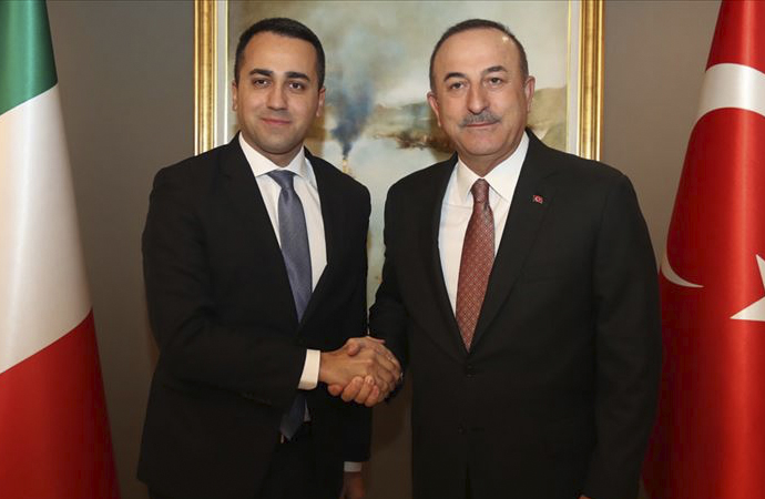 Çavuşoğlu, İtalyan Dışişleri Bakanı ile görüştü