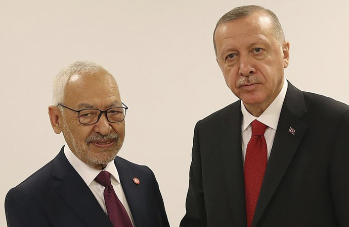 Erdoğan, Raşid el-Gannuşi’yi kabul etti