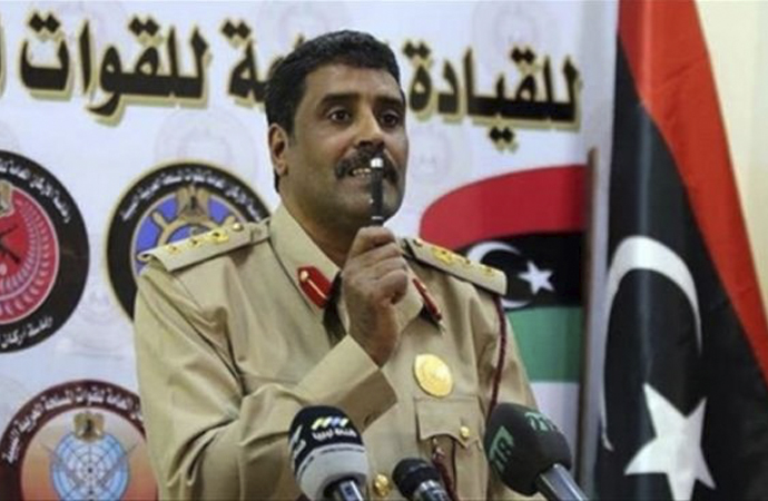 Hafter sözcüsü: “Libya’da çözüm silah yoluyladır”