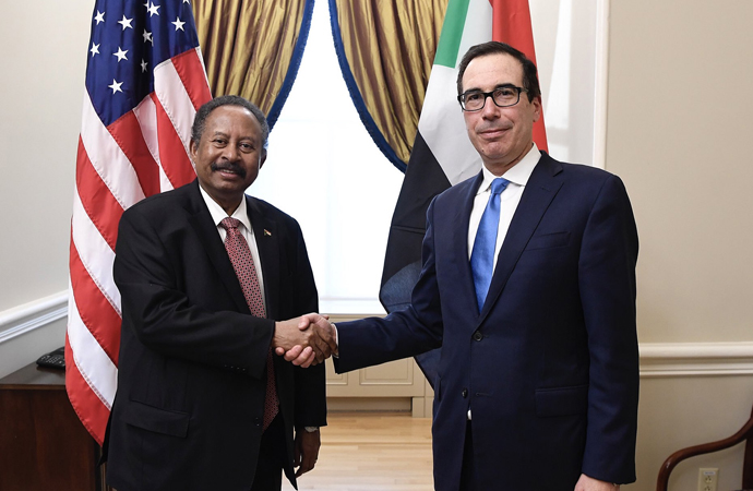 Sudan başbakanı Hedasi Barajı için ABD ile görüştü