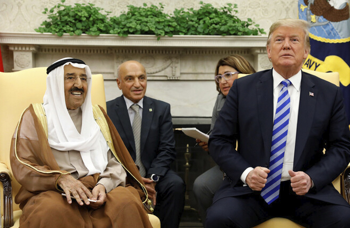 Kuveyt Emiri’nin oğlu Beyaz Saray’da