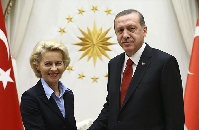 Erdoğan ile AB Komisyonu Başkanı von der Leyen görüşmesi