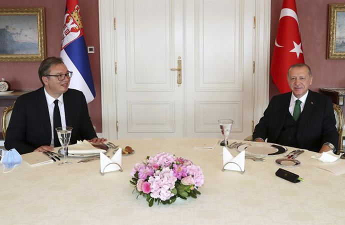 Erdoğan, Sırbistan Cumhurbaşkanı Vucic’i kabul etti