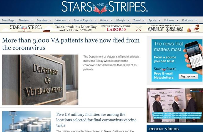 Pentagon, resmi gazetesi Stars and Stripes’ı kapatıyor