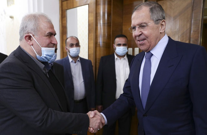 Lavrov, Lübnan’da Hizbullah heyetiyle görüştü