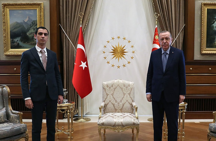 Erdoğan, Muhsin Yazıcıoğlu’nun oğlu Fatih Furkan ile görüştü