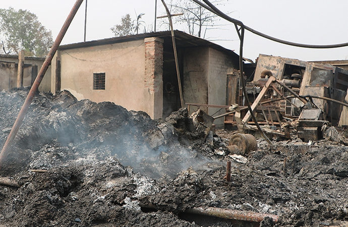 Cammu Keşmir’de Arakanlı Müslümanların kampında yangın