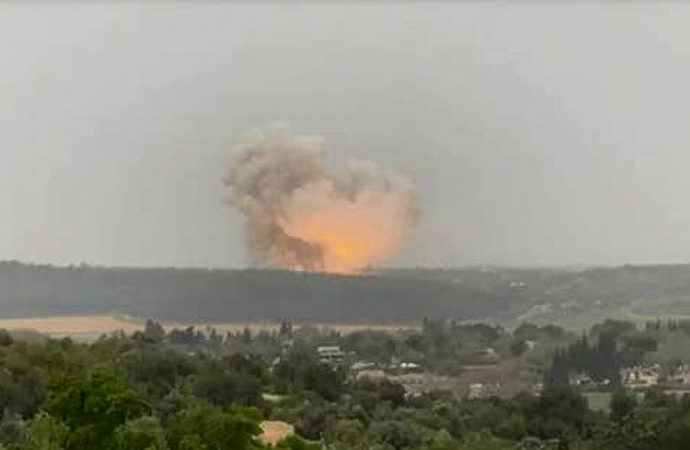 İsrail’de roket motoru fabrikasında patlama