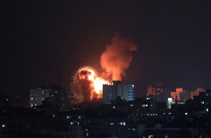İsrail’in Gazze’ye hava saldırısında 24 şehid