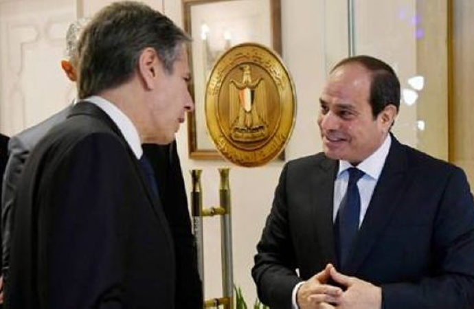 Blinken, Sisi ve Abdullah ile görüştü