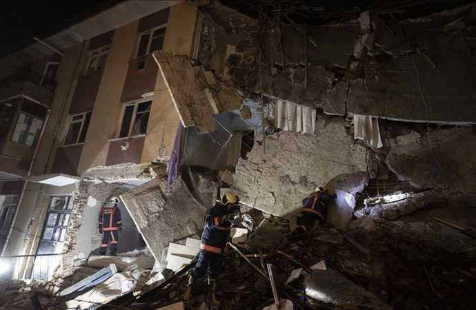 Ankara Keçiören’de bir binada patlama
