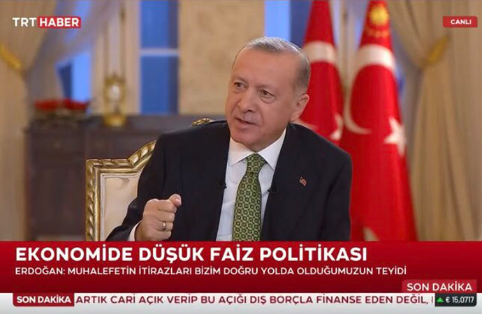 Erdoğan: Kur, faiz spekülasyonu ile karşı karşıyayız