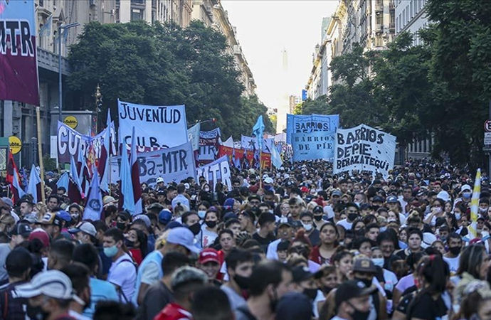 Arjantin’de IMF ile anlaşmaya dev protesto