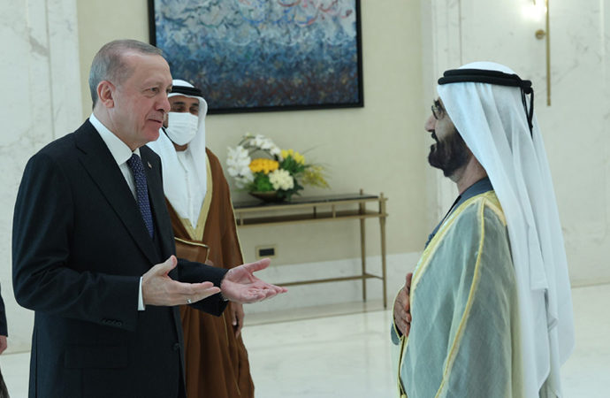Dubai Emiri el Maktum-Erdoğan görüşmesi
