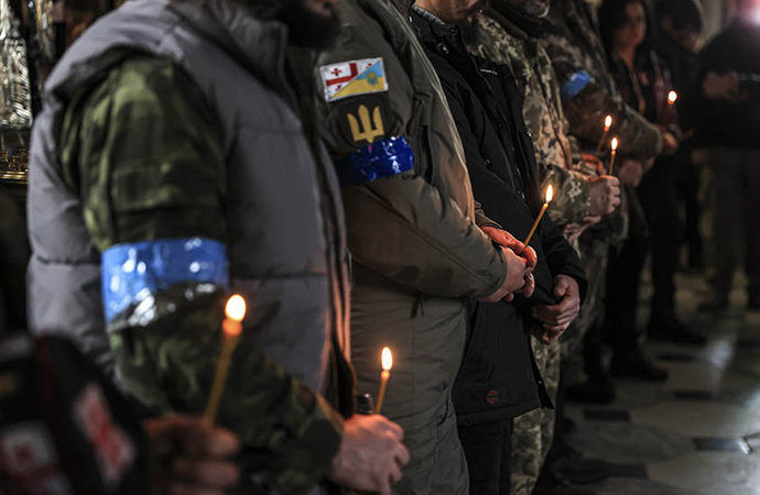 Ukrayna safında savaşan Gürcüler, bölgenin özgürlüğü için savaştıklarına inanıyor