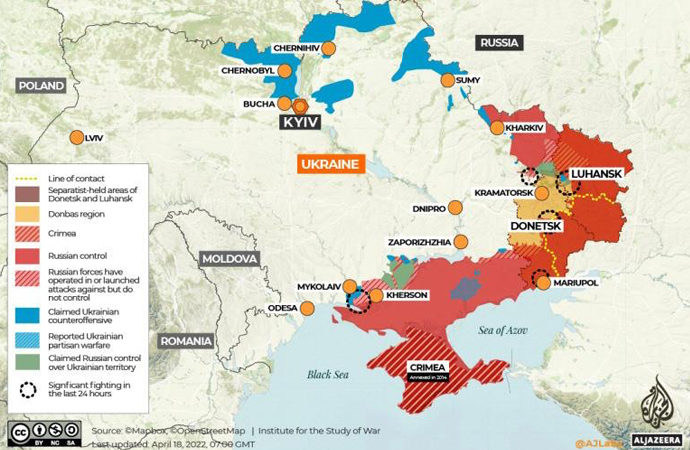 Ukrayna: Rusya Donbas’a saldırı başlattı