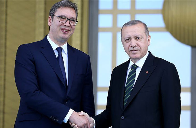 Erdoğan’dan Vucic’e tebrik telefonu