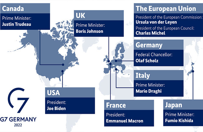 G7 dışişleri bakanları ve Borrell, Almanya’da 3 gün süren toplantı yaptı
