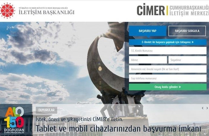 CİMER’in çalışma usul ve esasları Cumhurbaşkanınca belirlenecek