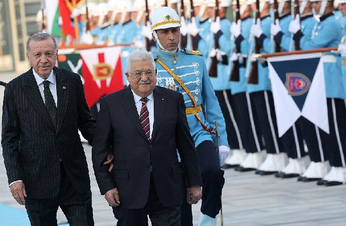 Mahmud Abbas için Ankara’da resmi tören yapıldı