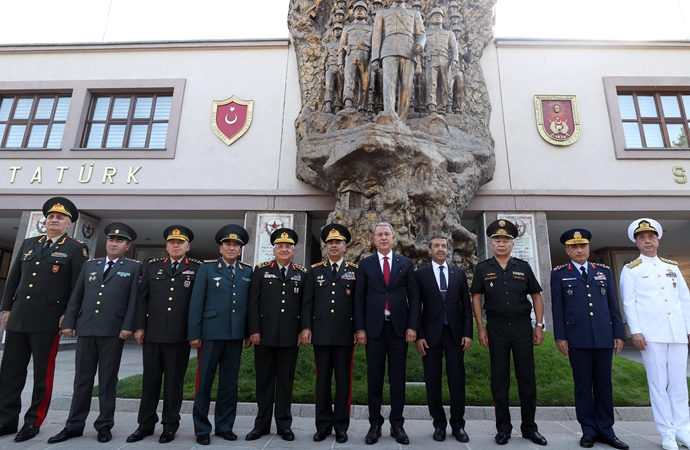 Azerbaycan, Kazakistan, Kırgızistan ve Özbekistan’dan generaller Türkiye’de