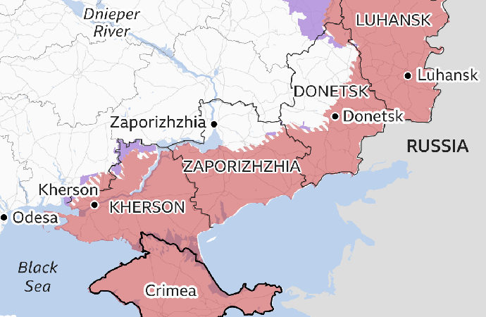 Referandum yapılan bölgeler yarın Rusya’ya bağlanacak