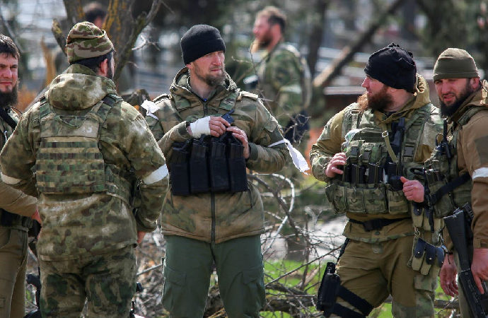 Ukrayna saflarında savaşan Çeçenler