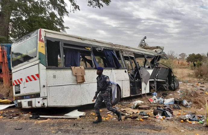 Senegal’de feci otobüs kazası