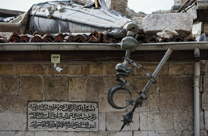 Habib-i Neccar Camii için kurtarma çalışması