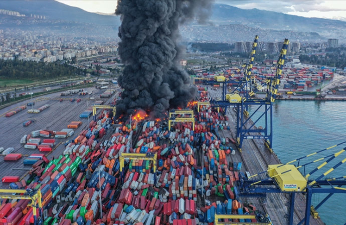 İskenderun Limanı yangınındaki zararların tazmini talebi