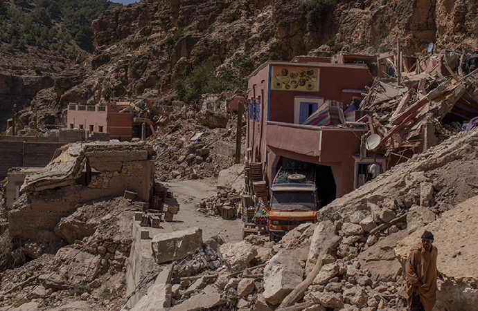 Fas’ta depremin on ikinci günü
