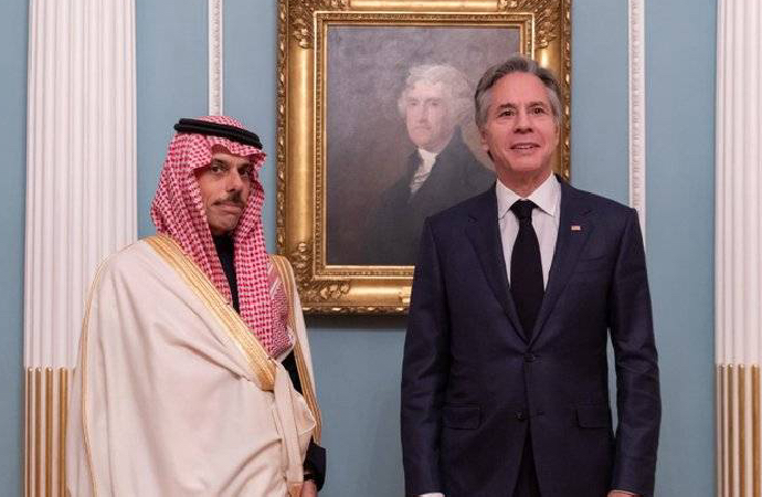 Suudi Bakan ile Blinken’ın görüşmesi