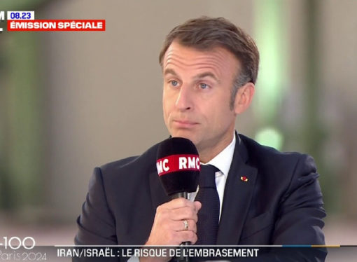 Macron’a göre İsrail’in zaferi, İran dronlarını durdurmak