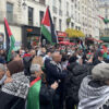 Paris’te Filistin’e destek, İsrail’e protesto