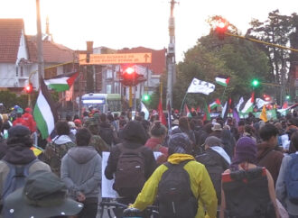 Kolombiya’da ABD büyükelçiliği önünde protesto