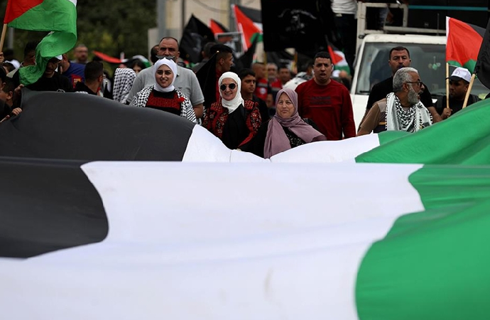 Nekbe’nin (Büyük Felaket) 77’nci yılında İsrail’e protesto