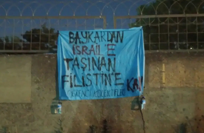 BAYKAR’a ‘İsrail’ protestosuna operasyon