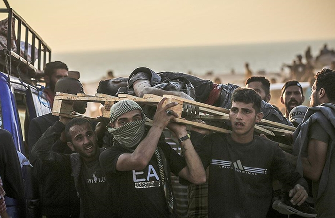 Gazze’de bugünkü saldırılarda 21 şehid