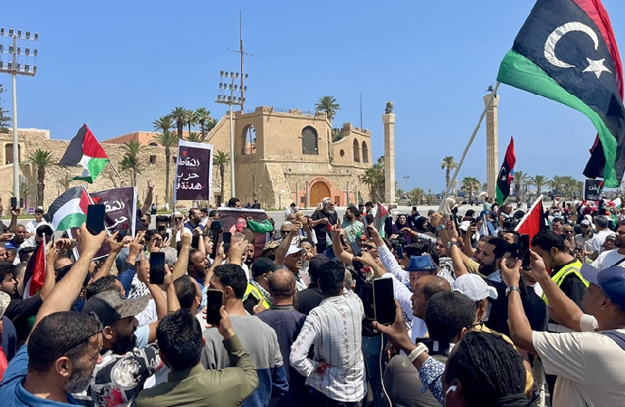 Mağrib Direniş Konvoyu başkent Trablus’ta