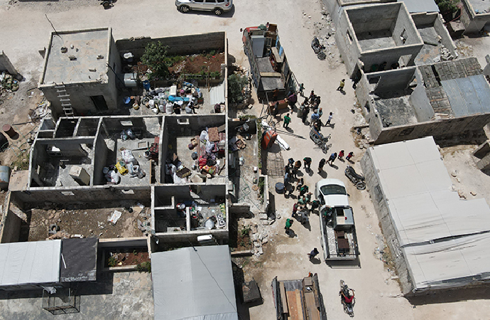 Suriye’de çadırlardan köylere dönüş