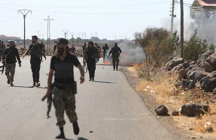 Dürzilerle çatışan Araplara İsrail saldırısı