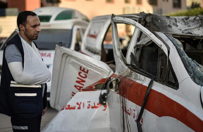 Gazze’nin her tarafı saldırı altında